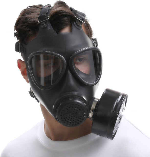M14/87 Typ Gasmaske MF14 Vollgesichtsmaske für chemischen Atemschutz und Schutz vor nuklearer Verschmutzung in Schwarz - Bild 1