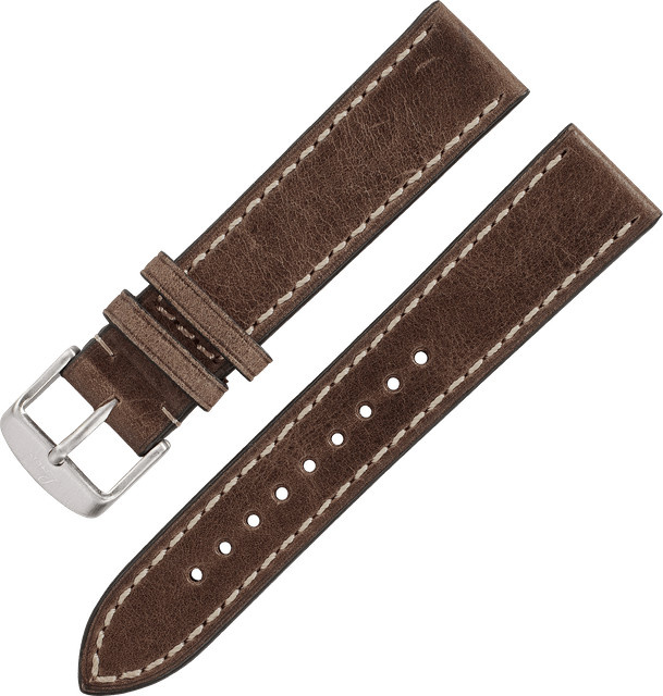 Laco Uhrenarmband Leder, braun, vintage - Bild 1