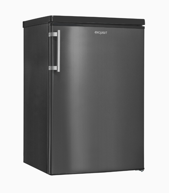 KS16-4-HE-040E Kühlschrank in Silver mit Inoxlook, Standgerät mit LED-Innenbeleuchtung und Flaschenregal - Bild 3