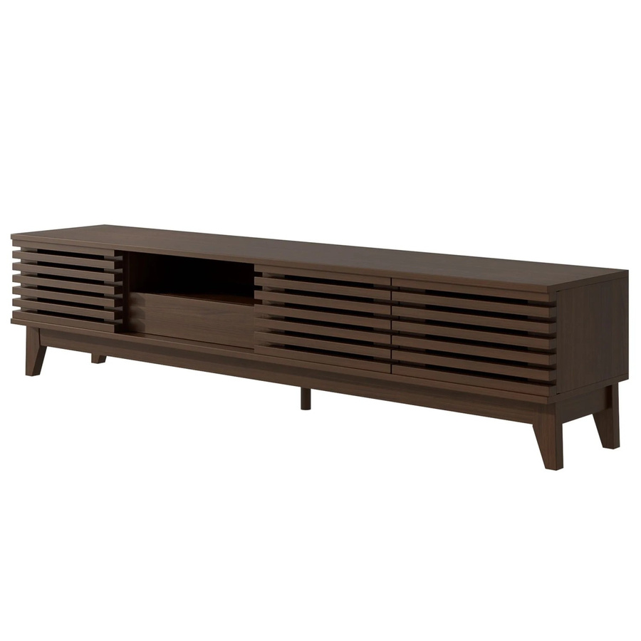 okwish TV Schrank mit Schubladen und Türen für dein Wohnzimmer in Braun, B/T/H: 170 x 35 x 40 cm - Bild 2