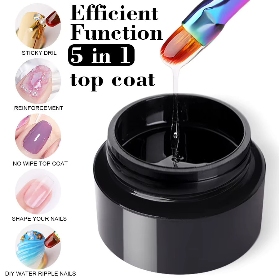 QAZIXU Nagellack-Gel, transparent, glänzend - Bild 2