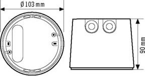 ESYLUX Aufputzdose COMP.APC EP10426278 - Bild 1