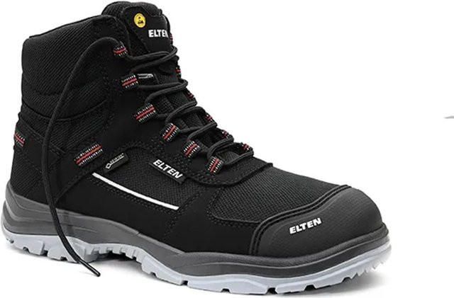 Elten Sicherheitsschnürstiefel Matthew Pro GTX Mid ESD S3 CI in Schwarz, Größe 46 - Bild 1