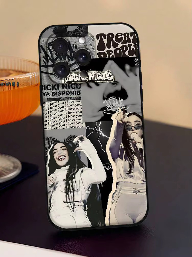 Sänger H-Nicki-NicoleS Handyhülle für Apple iPhone 15 16 17 Pro Max Plus in Multicolour - Bild 6