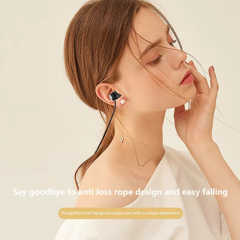 SDJZT Ohrstöpsel mit Kordel in Rot zur Geräuschunterdrückung und als Anti-Verlust-Ohrenschlaufe für In-Ear Kopfhörer - Bild 2