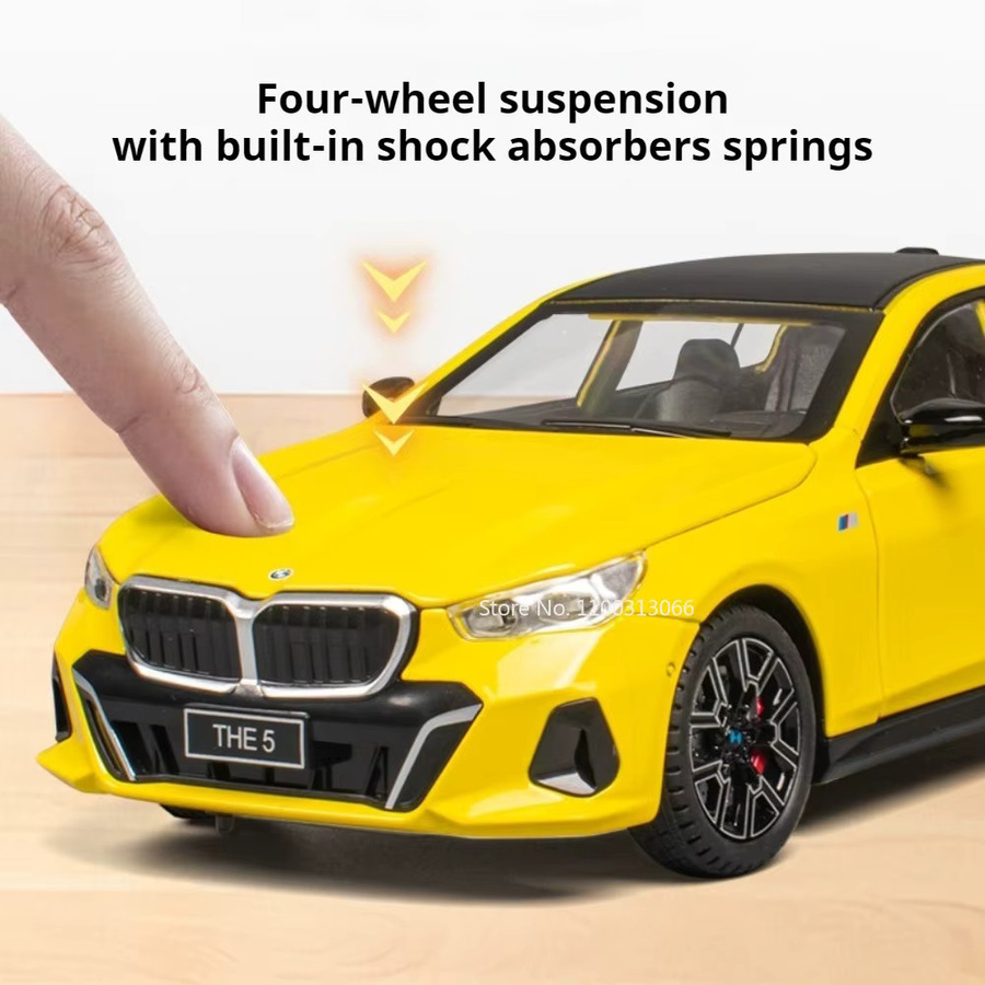 MAKEDA 5er-Serie 530Li A6L Spielzeugautos, Miniaturmodell, Maßstab 1:24, mit leichter Musik, Türen können geöffnet werden - Bild 2