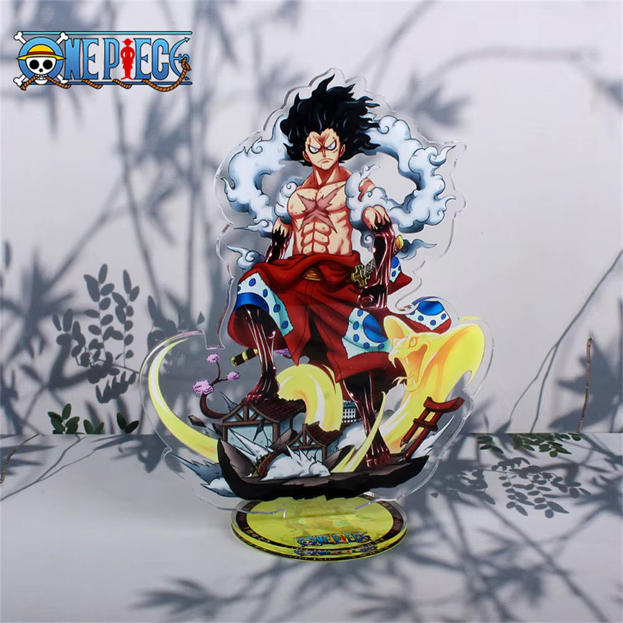 Bandai One Piece Acryl Actionfigur Ruffy und Zorro Desktop Ornament, Höhe: 16 cm - Bild 2