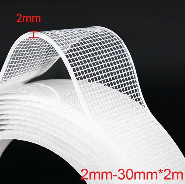 LivingHousehold Ultrastarkes doppelseitiges Nano-Klebeband, transparent, wasserdicht und entfernbar, Breite: 30 mm, Länge: 2 m - Bild 1