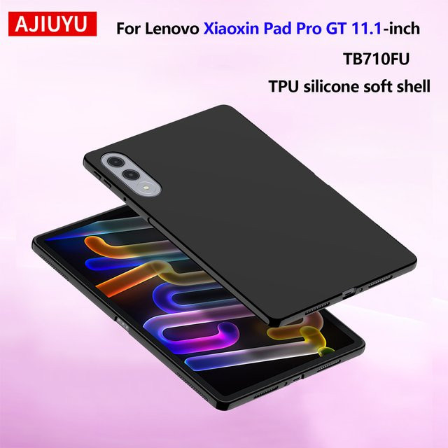 AJIUYU Weiche Schutzhülle für Lenovo Xiaoxin Pad Pro GT 11,1 Zoll 2025 TB710FU in Schwarz aus TPU Silikon - Bild 1