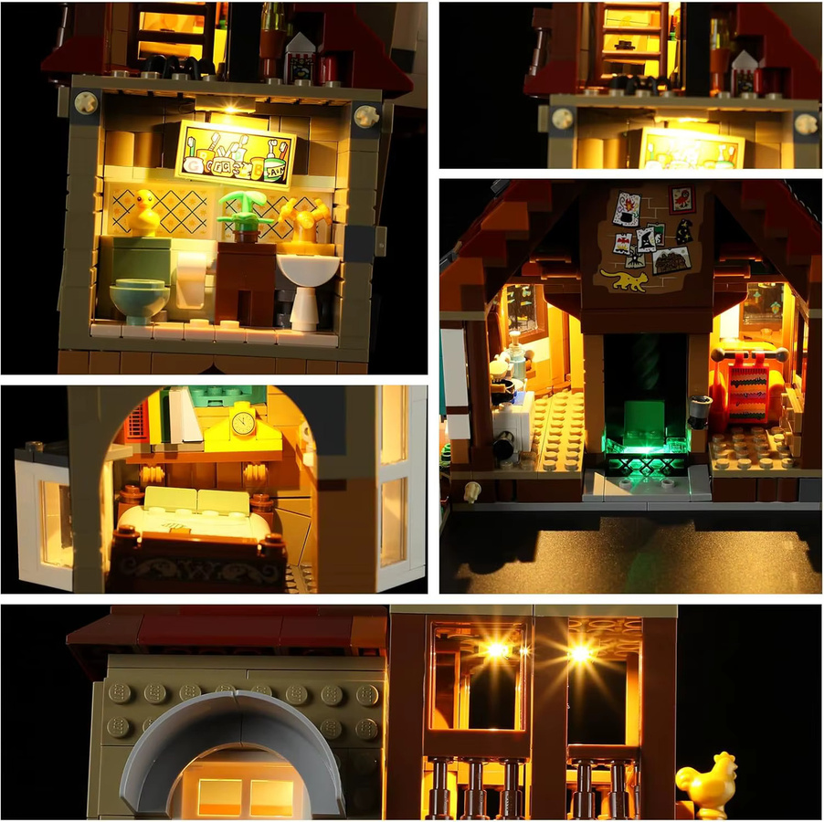 HPROSPER LED-Licht für LEGO 76437 The Burrow, Collectors' Edition, mit Batteriebox - Bild 2
