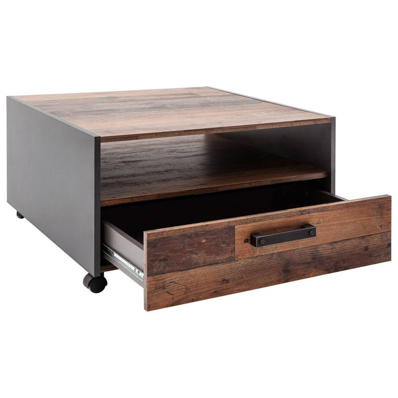 Couchtisch Trendteam Universal Old Wood Nachbildung in Braun B/H/T: 70 x 40 x 70 cm - Bild 3