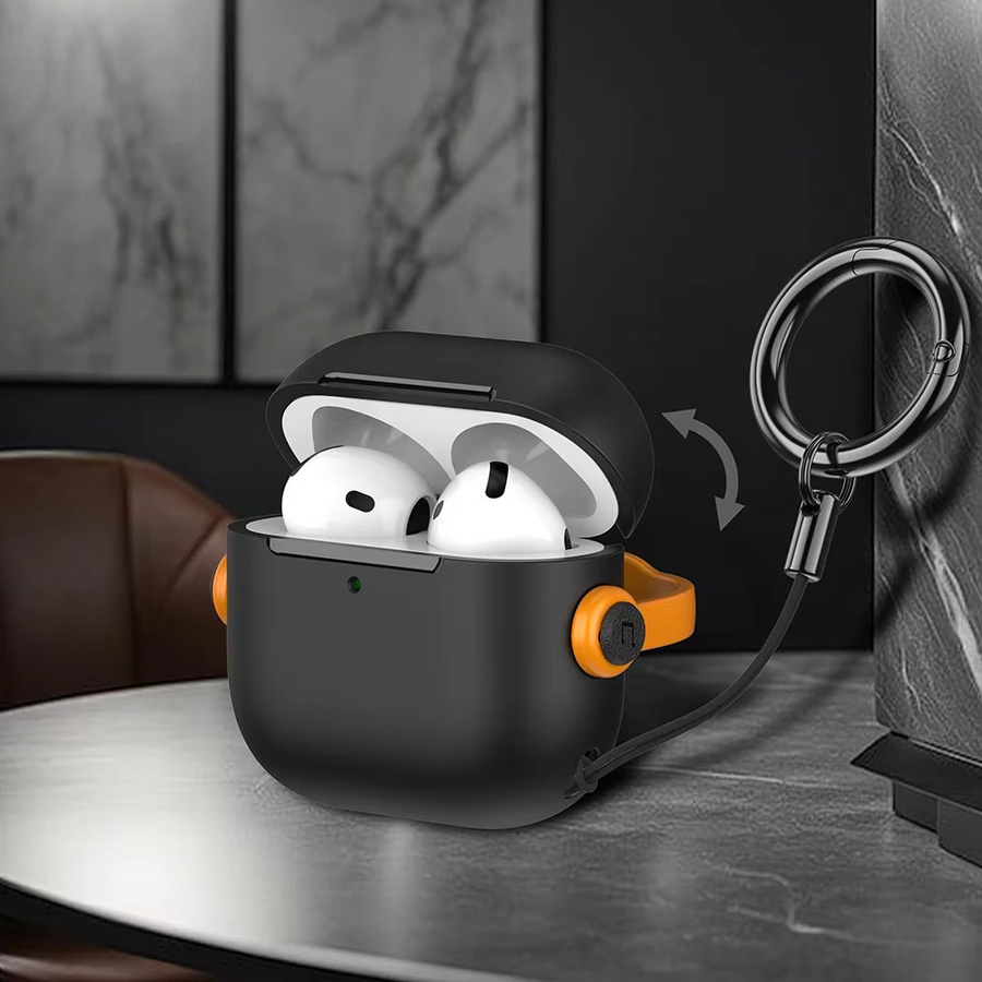 CASPTM Silikonhülle für Apple AirPods 1 2 3 4 und AirPods Pro 2 mit integriertem Telefonhalter - Bild 3