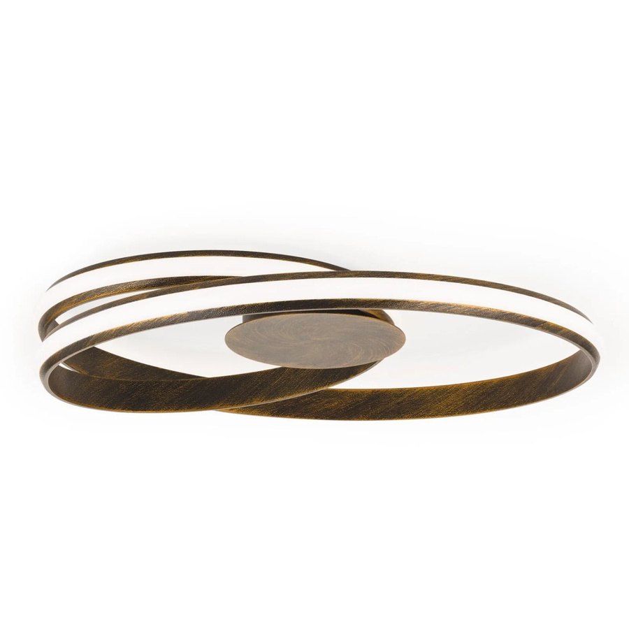 Orion Leuchten LED Deckenleuchte in Antik Bronze, Durchmesser: 58 cm, 30W, 1500LM, 3000K Warmweiß - Bild 2