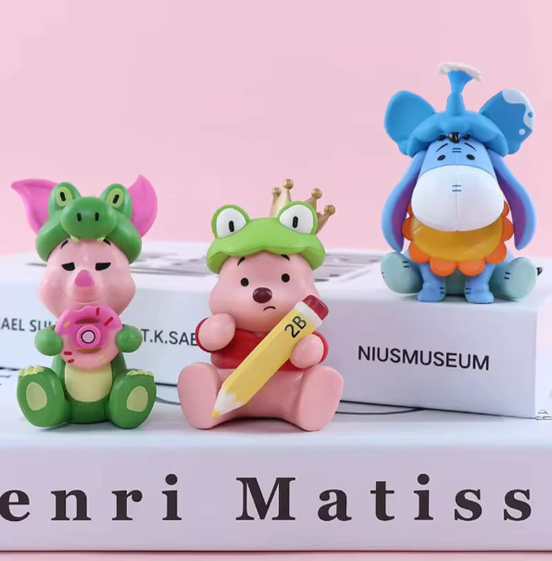 HEROCROSS Gelber Bär Blind Box, Welpen-Honigtopf-Figur, Cartoon-Puppe - Bild 2