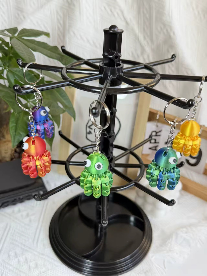 Oktopus-3D-Schlüsselanhänger - Bild 2