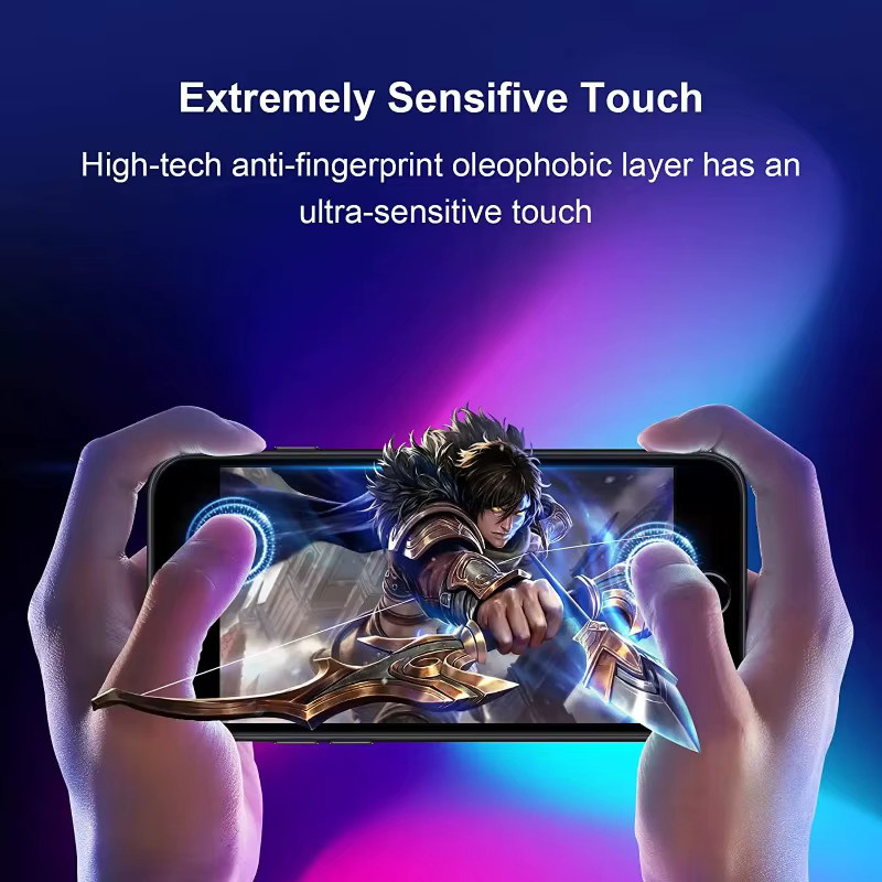 2/4 Stück Displayschutzfolie aus gehärtetem Glas für Apple iPhone 7, iPhone 8 Plus, iPhone SE 2020 und iPhone SE 2022, transparent/schwarz - Bild 6