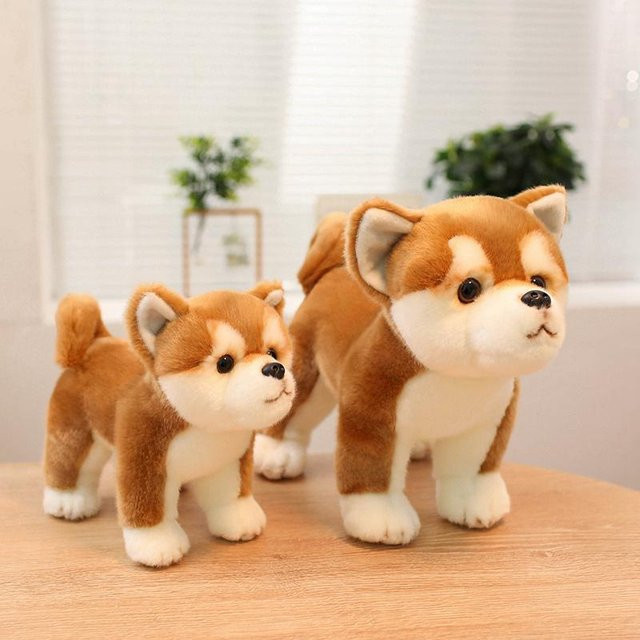Kidsly Shiba Inu Plüschtier, Hund, Braun, 25cm - Bild 1