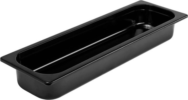 VEGA GN-Behälter 2/4 aus Kunststoff, schwarz, B/T/H: 16,2 x 53 x 6,5 cm - Bild 1