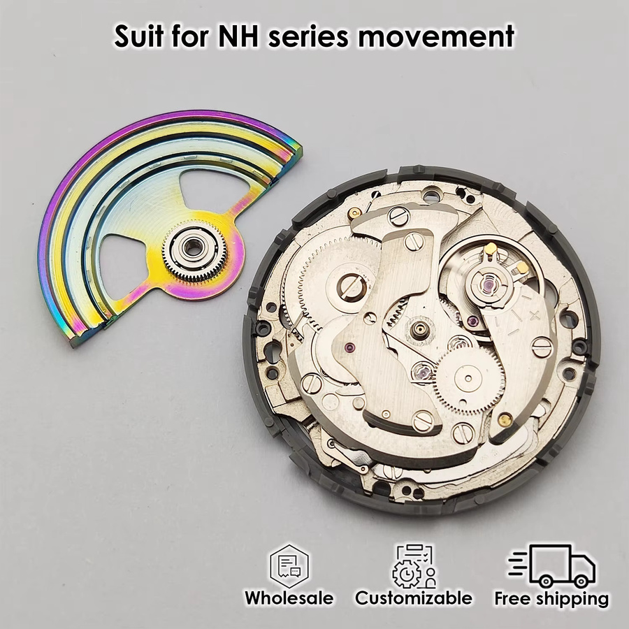OUMASHI Oszillierendes Gewichtsrotor-Kreisleitungen, NH-Serie 4R35B 4R36A Automatikwerk, Uhrenzubehör - Bild 2