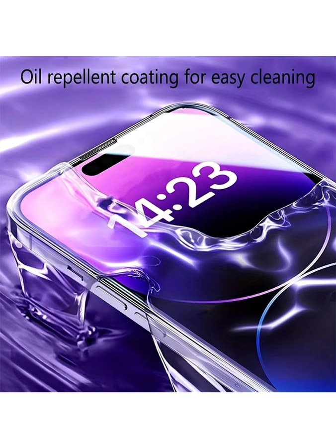 Displayschutz aus gehärtetem Glas für Apple iPhone Modelle in Transparent - Bild 3