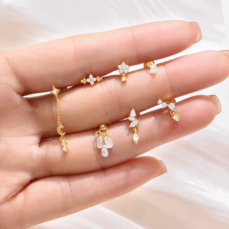ROXI Quasten-Ohrringe, 925 Silber, Zirkonia, Damen - Bild 3