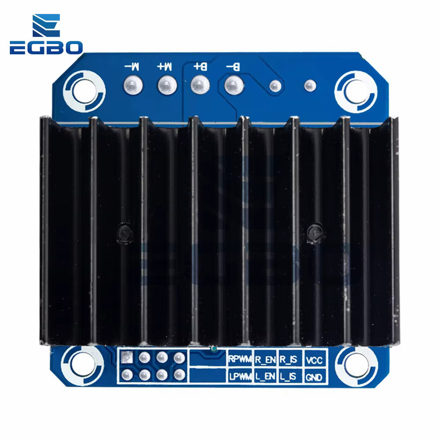 EGBO H-Brücke Hochleistungs-Motortreibermodul mit Doppel BTS7960 für Arduino, 43A, Blau - Bild 3