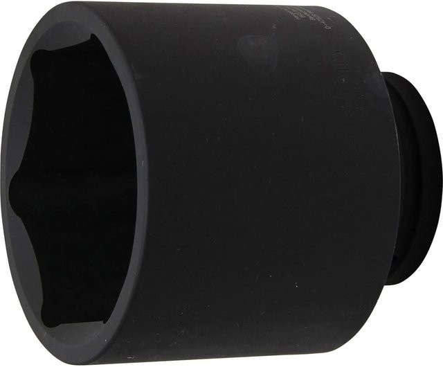BGS Kraft Steckschlüssel-Einsatz Sechskant tief mit 25 mm Innenvierkant Antrieb und 115 mm Schlüsselweite in Schwarz und Multicolour - Bild 1