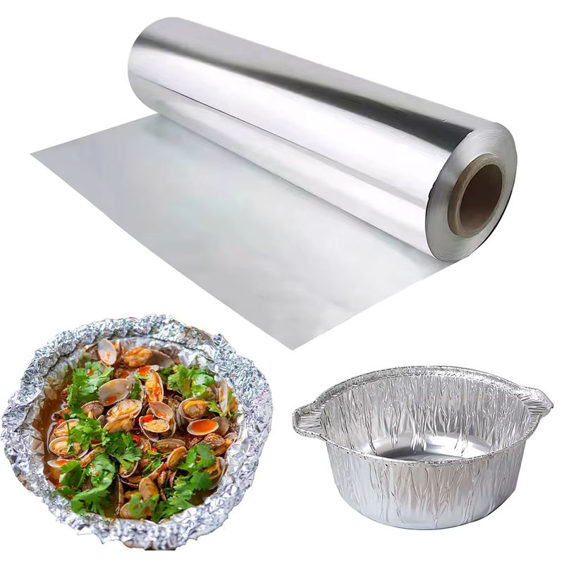 APWIKOGER Einweg-Alufolie aus Aluminium in Silber, lebensmittelecht zum Aufbewahren und Kochen, Länge: 31 cm, Breite: 4,2 cm - Bild 3