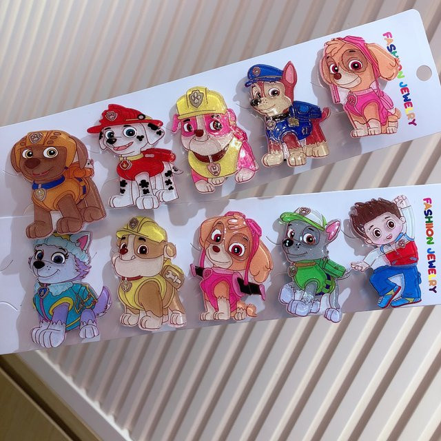 Paw Patrol Haarspangen und Haargummis, Accessoire, Chase und Skye - Bild 1