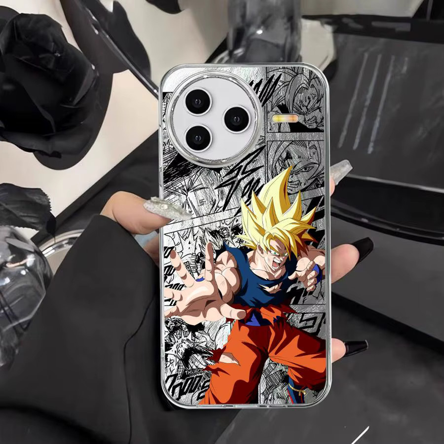 Dragon Ball Anime Goku Handyhülle für Xiaomi Redmi Note 13 Pro Note 9 10 Pro 14C 13C K80 Pro Schwarz Soft Shell - Bild 5