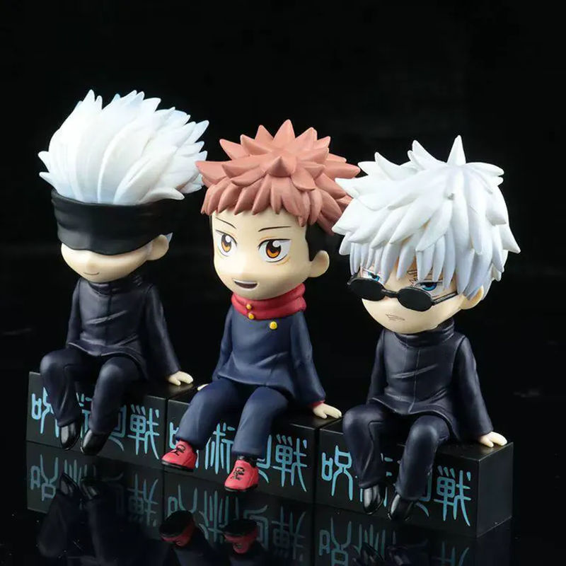 SEGA Jujutsu Kaisen Q-Version Figuren Gojo Satoru Sonnenbrillen-Version und Itadori Yuji Anime-Ornamente mehrfarbig - Bild 2