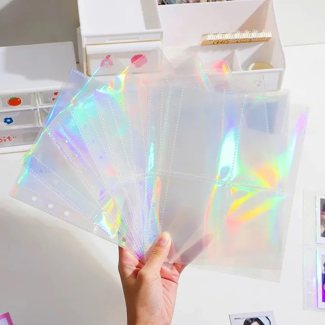 10 Stück transparente Einlegeblätter für Sammelkarten und Fotokarten mit 1 bis 4 Fächern aus Kunststoff - Bild 1