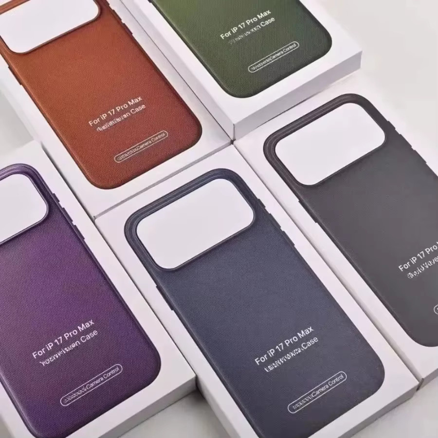Apple Magnetische Handyhülle aus Tech-Stoff für iPhone 17 16 15 14 13 Pro Max in Purple, unterstützt kabelloses Laden - Bild 3