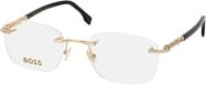 BOSS 1551/C Korrektionsbrille, randlos, quadratisch, Metall, gold, Herren - Bild 1