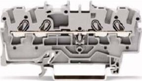 WAGO Durchgangsklemme 4-Leiter TS 35 2002-1401 grau - Bild 1