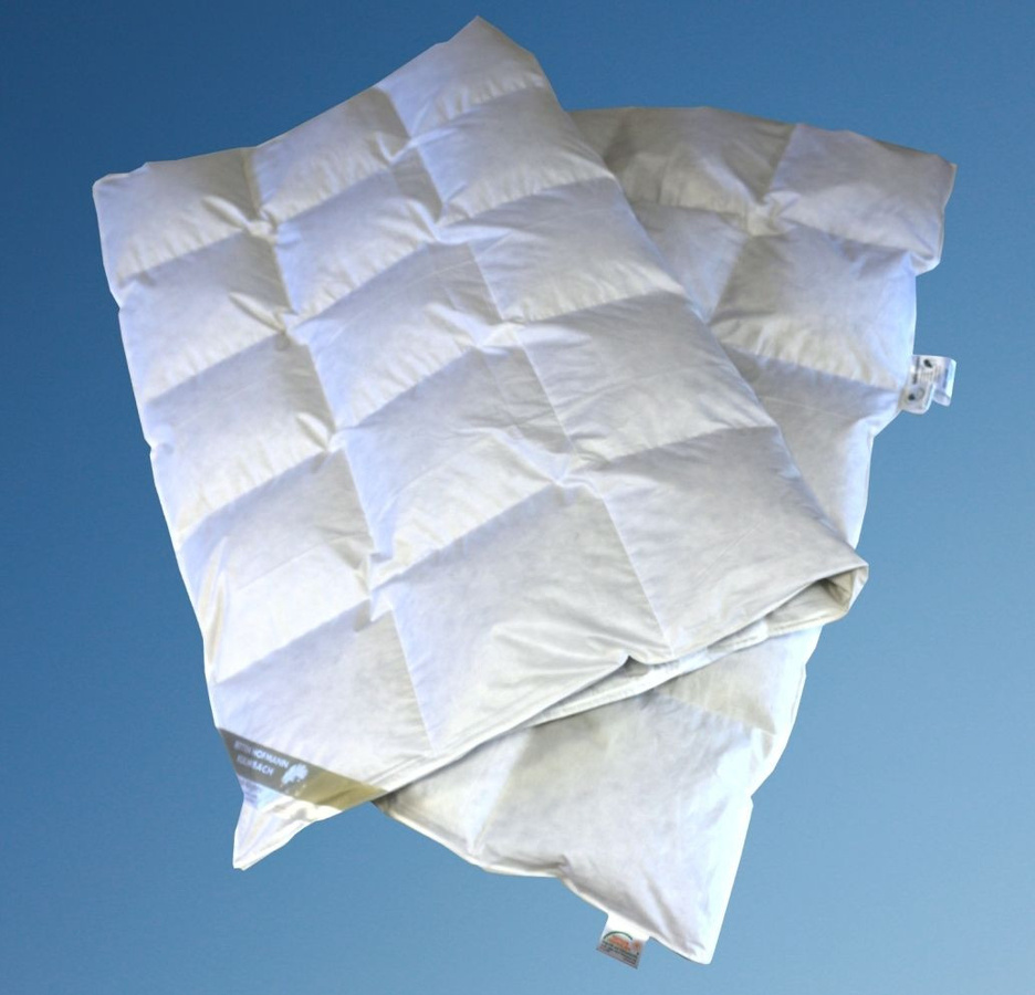 2er-Set Betten Hofmann Bella-Night Daunendecken mit Kassette, 100% Daunen, Weiß, B: 135 cm, L: 200 cm - Bild 1