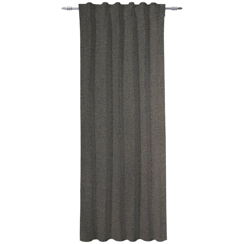 POCOline Kombivorhang Ulrich in Anthrazit, blickdicht, Polyester, Breite: 135 cm, Höhe: 245 cm - Bild 2