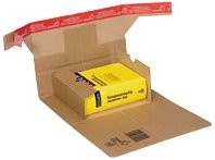 ColomPac Buchverpackungen extra stabil aus braunem Wellkarton, 20 Stück - Bild 1