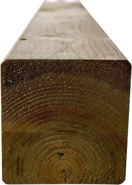 Holzpfosten aus Kiefer als Kantholz, B/T/H: 7 x 7 x 240 cm - Bild 1