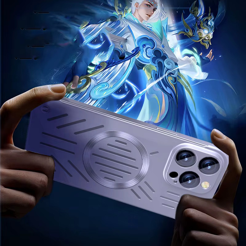 Magnetische Handyhülle für Huawei Pura 70 80 Ultra P60 Mate 40 50 60 70 80 Pro Max mit Wärmeableitung und Wireless Charging PC Hard Cover in Schwarz und Silber - Bild 3