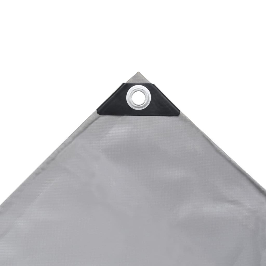 vidaXL Abdeckplane Grau 2 x 3 m (650 g/m²) - Bild 2