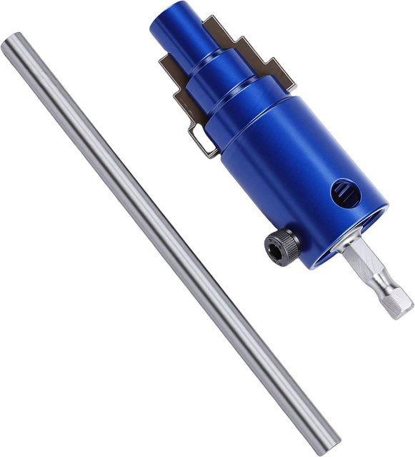 Koogeelife 3-in-1 Rohrzieher in Blau zur Entfernung von beschädigten PVC, CPVC und PEX Kunststoffrohren für Wasserhahnventile (1 bis 4 Zoll) - Bild 1
