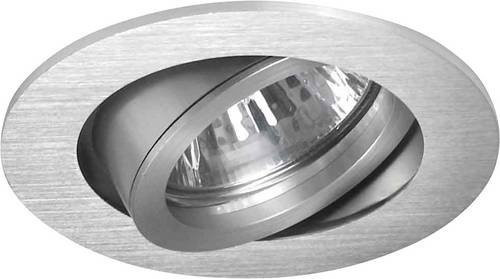 Brumberg NV-Einbaustrahler Rund aus Aluminium in Titan Matt, dimmbar, Halogen GX5.3 50W, IP20 - Bild 1