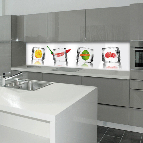 mySPOTTI Küchenrückwand Eisfrüchte aus Aluverbund in Weiß und Multicolour, Breite: 220,0 cm, Höhe: 60,0 cm - Bild 2