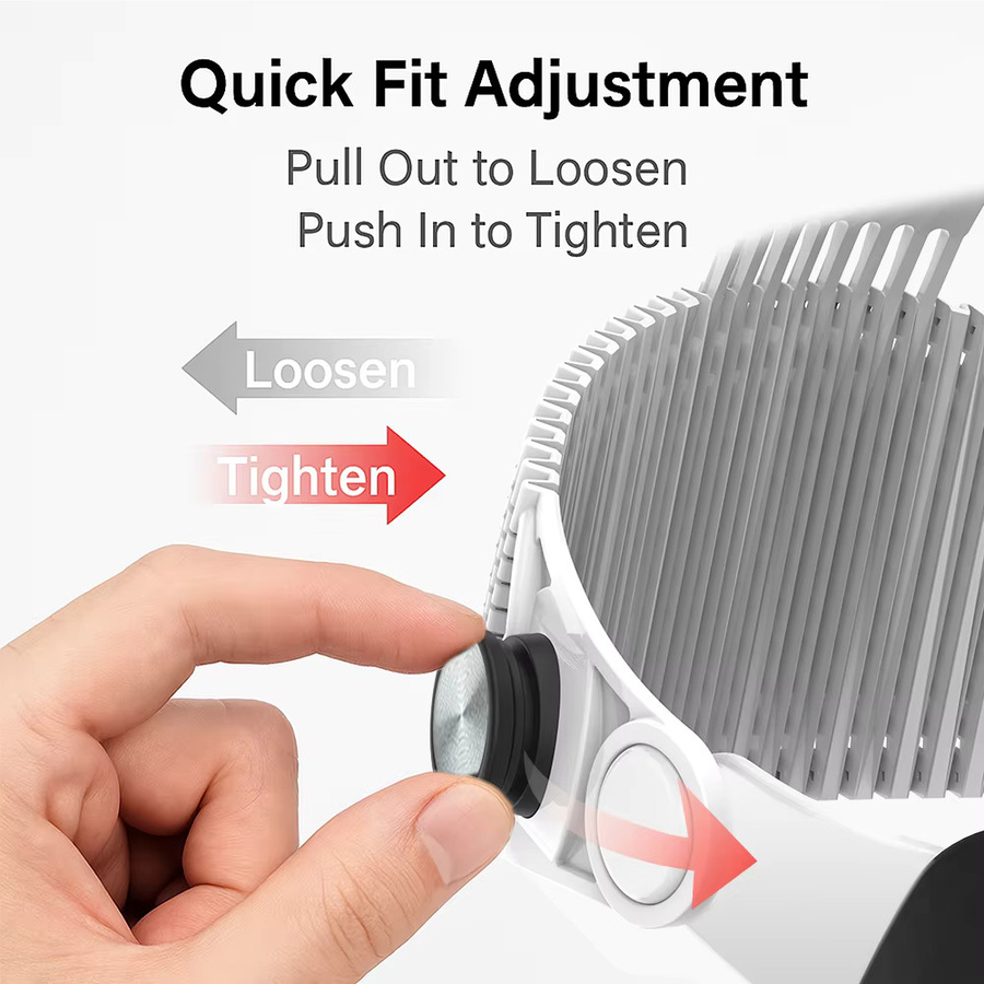 CIVITON XR Elite-Kopfband für Meta Quest 2 in Schwarz – Leichtes VR-Kopfband mit weicher Unterstützung und druckfreiem Design für lange Sitzungen - Bild 5