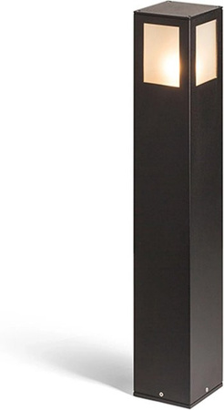 Rendl Außenleuchte Ponder 65 Schwarz mit Glas und E27 Fassung, 15 W, IP44