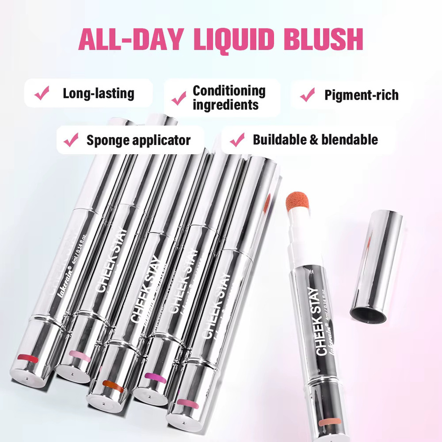 ibcccndc Flüssiger Blush-Stick, 6 Farben, Matt, Unisex - Bild 3