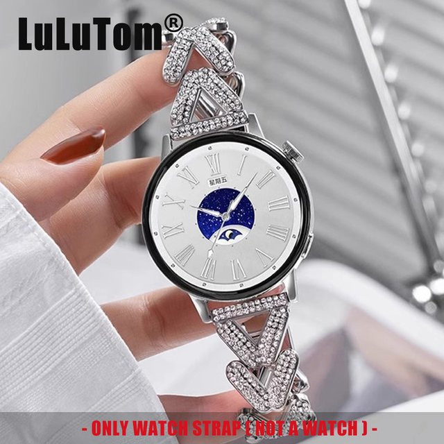 LuLuTom Uhrenarmband Edelstahl, Diamant, Silber, Unisex - Bild 1