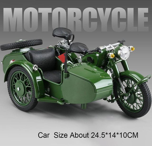 Linyi toy car Beiwagenmotorrad Legierungsmodell, 1:10, ab 14 Jahren - Bild 1