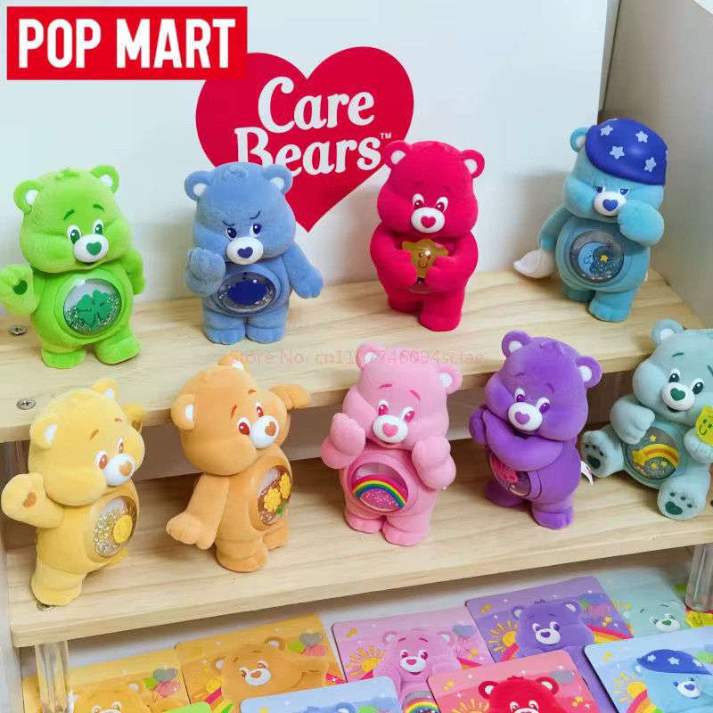 POP MART Lovely Bear Colorful Hugs Serie Blindbox Bär Multicolor als lustiger Anhänger und Desktop-Spielzeug - Bild 1